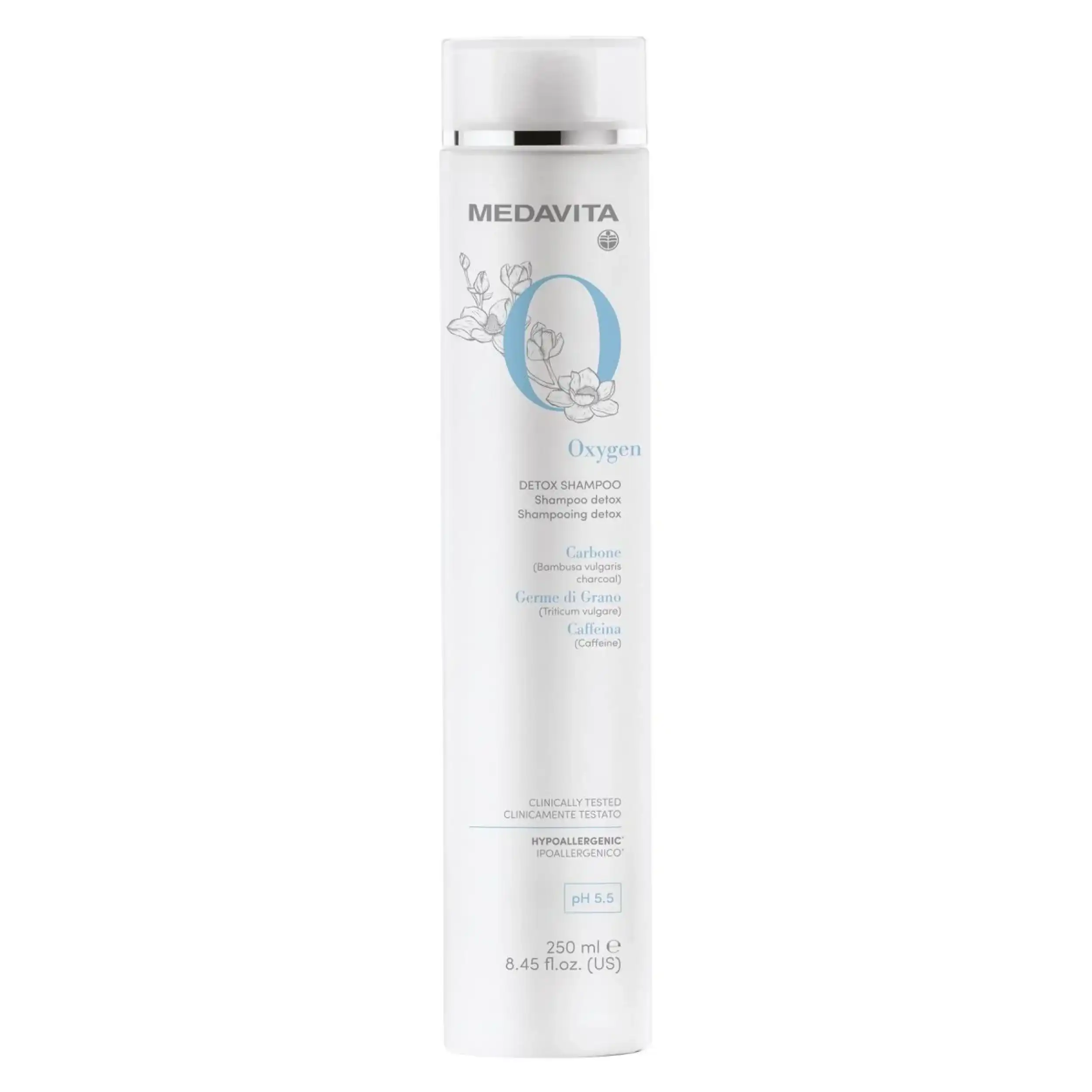 Medavita Oxygen Detox Shampoo 250ml - shampoo detossinante rivitalizzante cute e capelli stressati