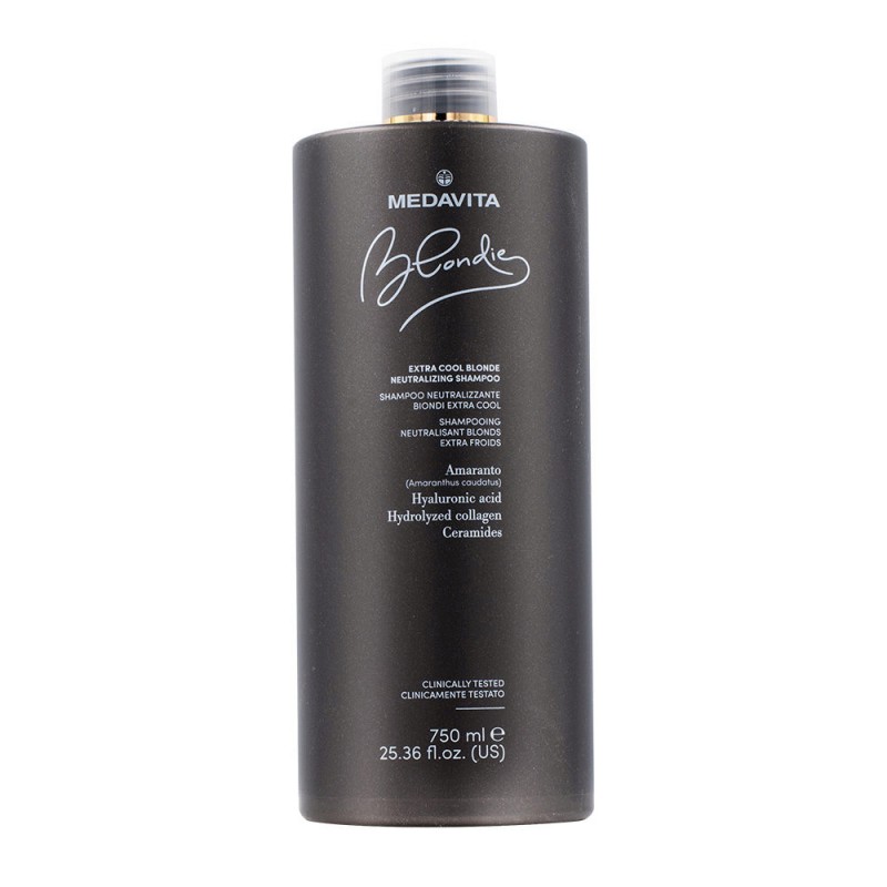 Medavita Blondie Extra Cool Blonde Neutralizing Shampoo 750ml - shampoo anti-giallo intensivo biondo freddo
