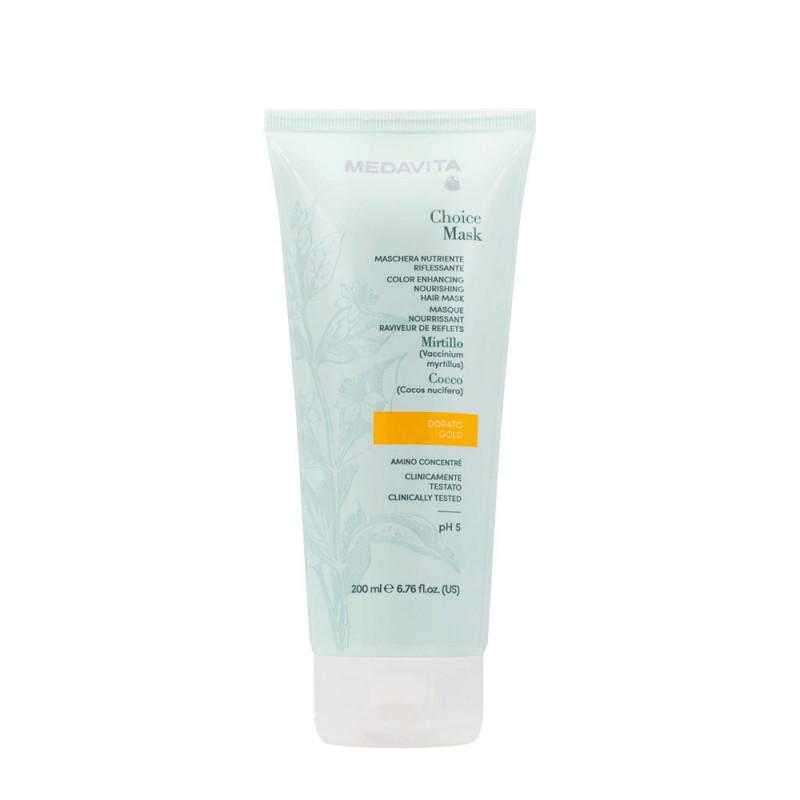 Medavita Choice Mask Maschera Nutriente Riflessante 200ml - maschera nutriente riflessante