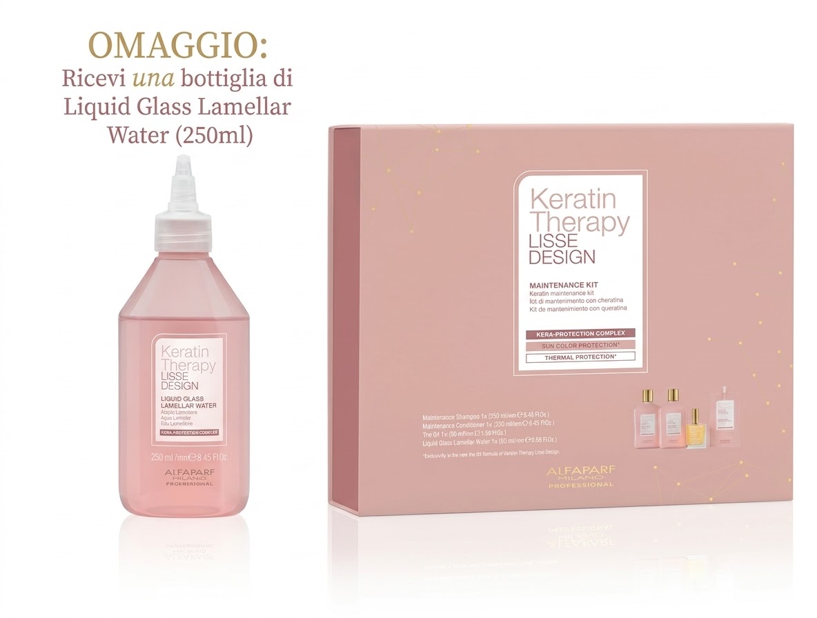 Alfaparf Keratin Therapy Lisse Design | Kit di Mantenimento+ Lamellare omaggio
